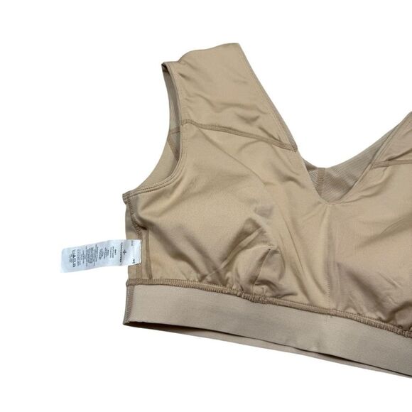 Tommie Copper Women’s Beige Nude Shoulder Support Comfort Bra Size XL - Picture 6 of 9